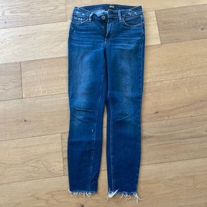 Paige ankle crop jeans size 25
